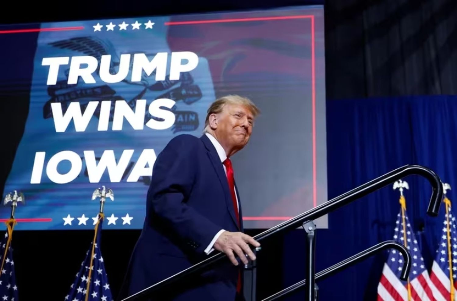 Donald Trump inició las primarias republicanas con un contundente triunfo en los caucus de Iowa