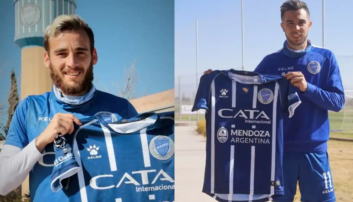 Martín Ojeda y Renzo Tesuri fueron presentados en Godoy Cruz de Mendoza