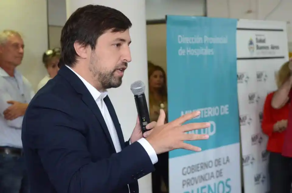 Nicolás Kreplak encabezó la convocatoria al acto.