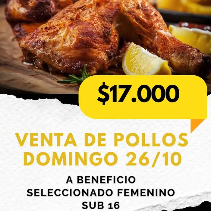 Ventas de pollos a Beneficio, Seleccionado Femenino Sub 16