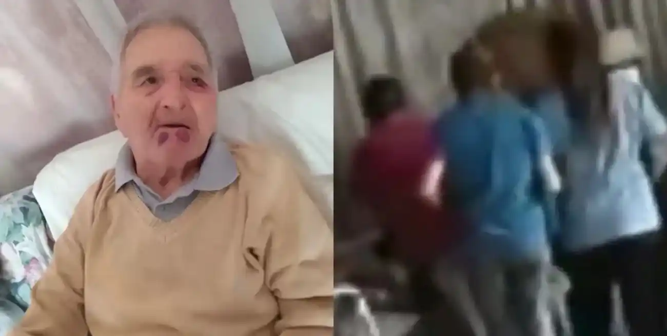 Clausuraron un geriátrico tras la agresión a un hombre de 89 años en Mar del Plata: quedó registrado por las cámaras