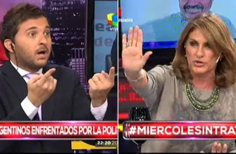 Escándalo entre Diego Brancatelli y Silvia Fernández Barrio en Intratables