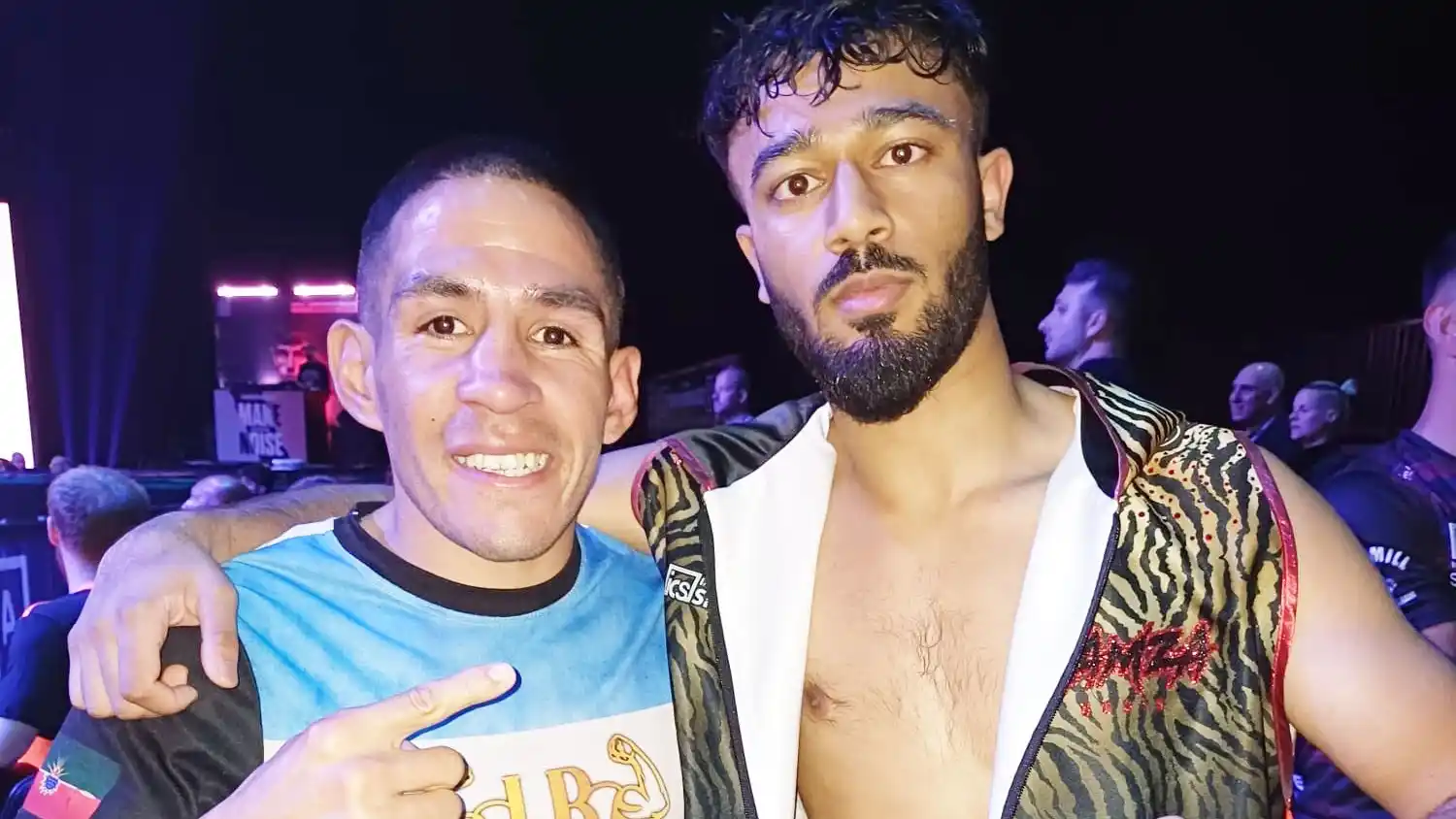 Caída por KOT de Leandro ”Musculito” Blanc en Inglaterra