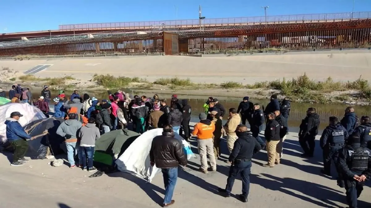 BAJA A CASI LA MITAD el flujo de migrantes en Ciudad Juárez