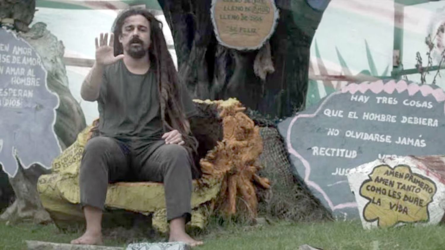Imagen. Del video de “No te asustes ahora”, de Dread Mar I, filmado en Quequén