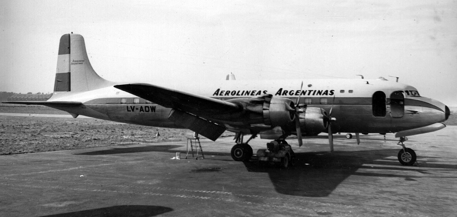 #TBT: Aerolíneas Argentinas flights to United States and Europe in 1950