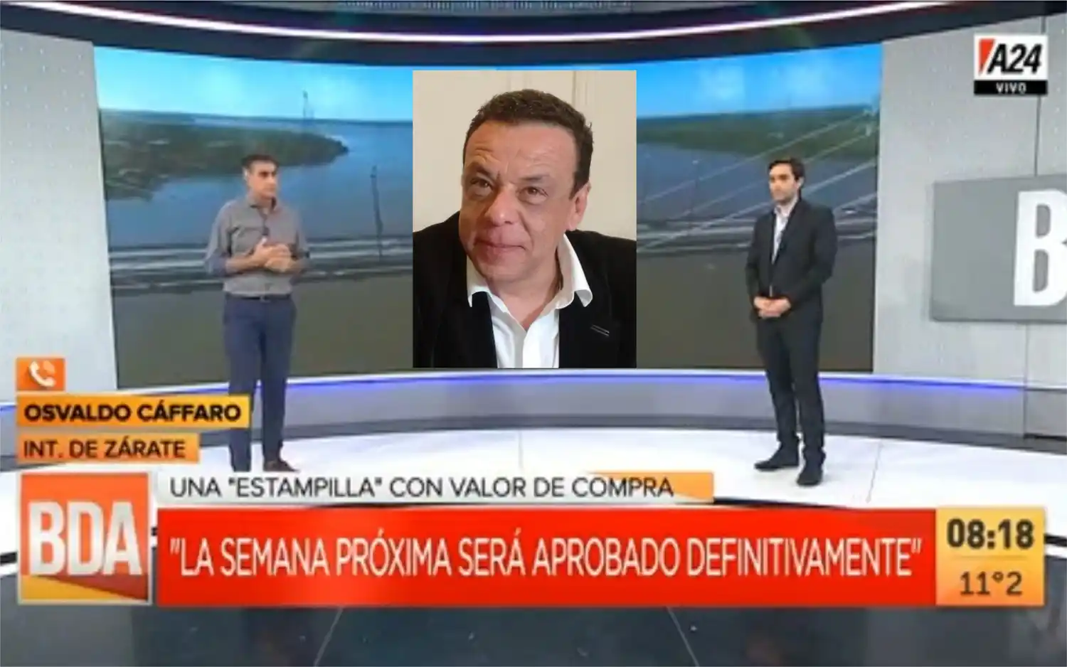 Desconcierto en Zárate: Los vecinos ven al Intendente en televisión explicando algo que aún no anunció en su ciudad