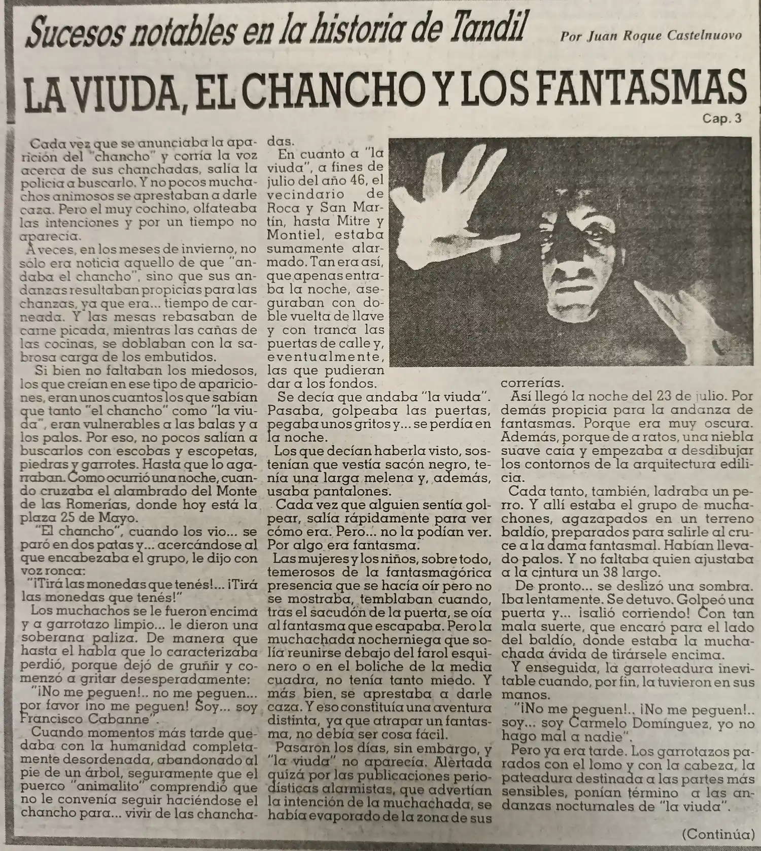 La viuda, el chancho y los fantasmas  - Capítulo 3.