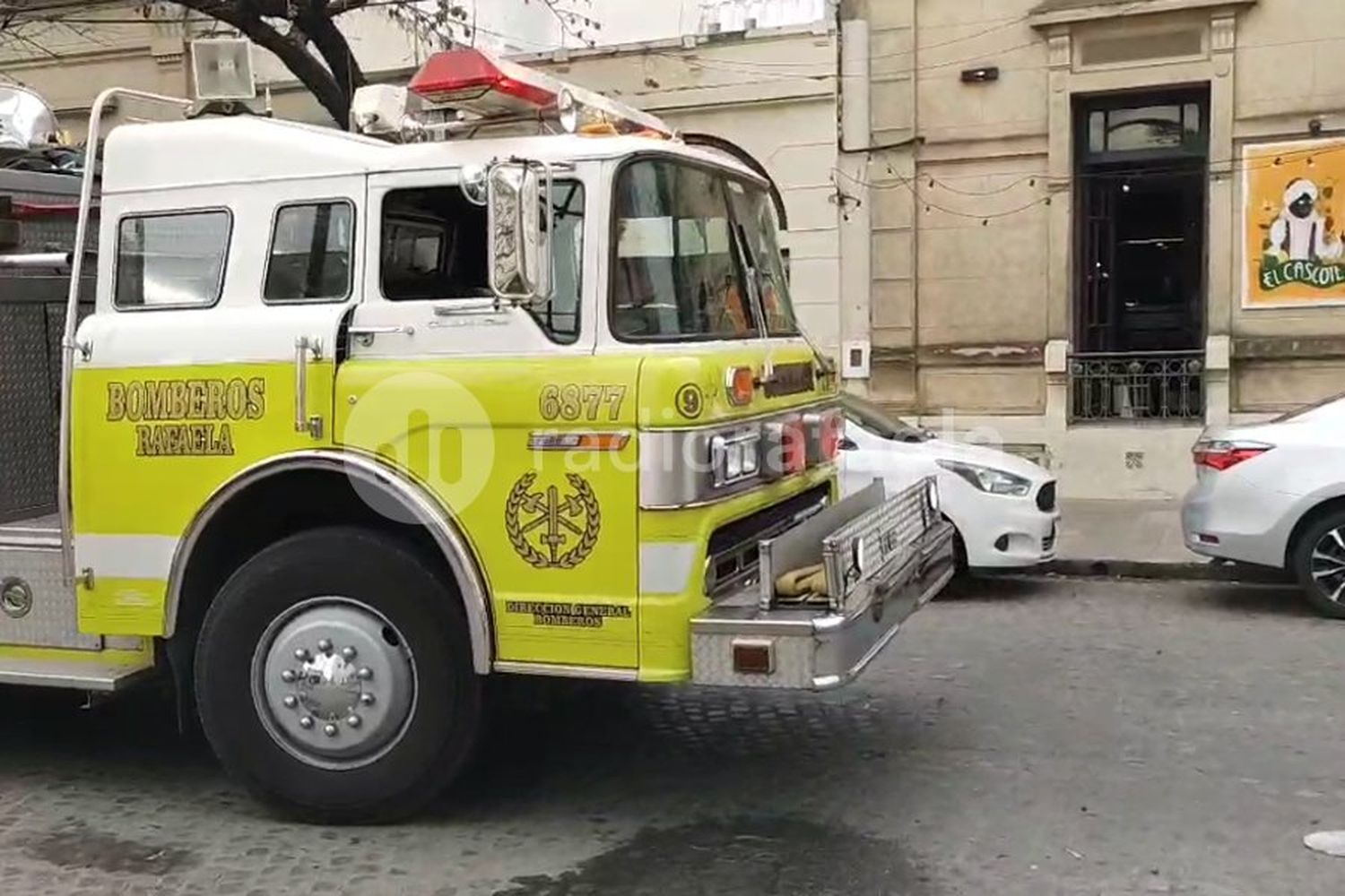 Rápido trabajo de los Bomberos