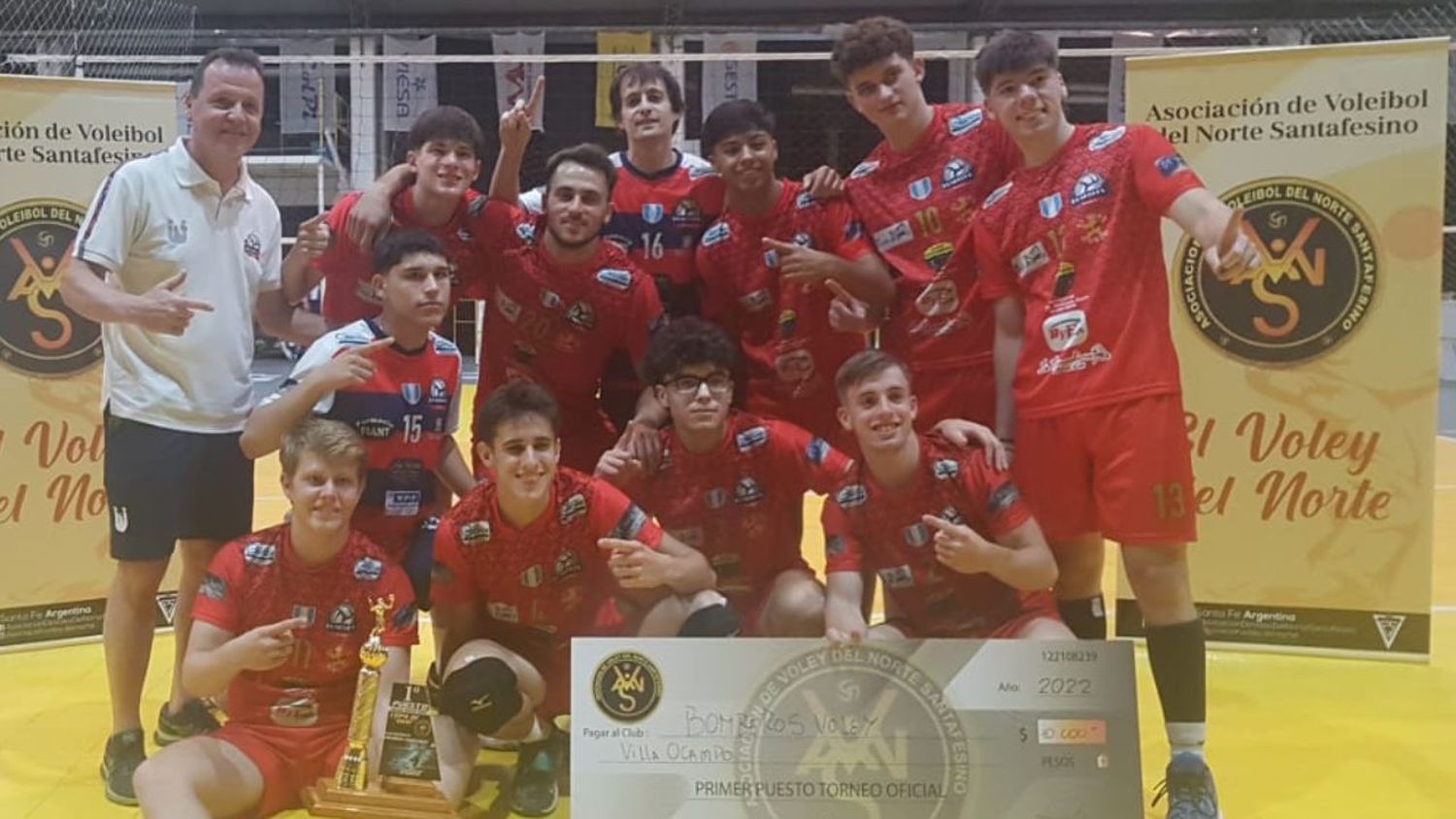 Bomberos Voley se consagró campeón anual