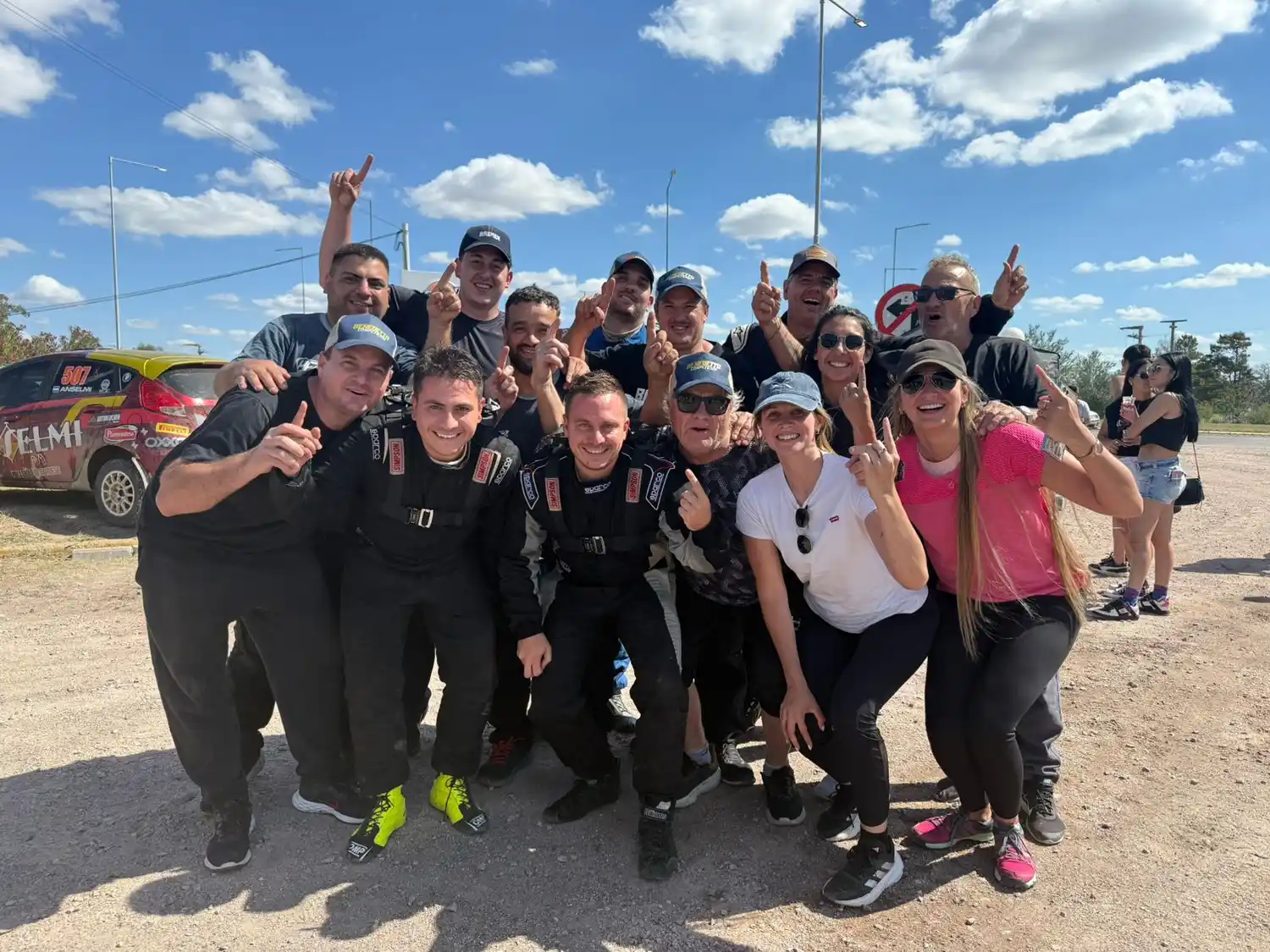 Los Anselmi gritaron campeón en el Rally Cordobés.