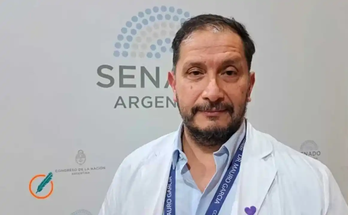 Dr. Mauro García, jefe de Terapia Intensiva.