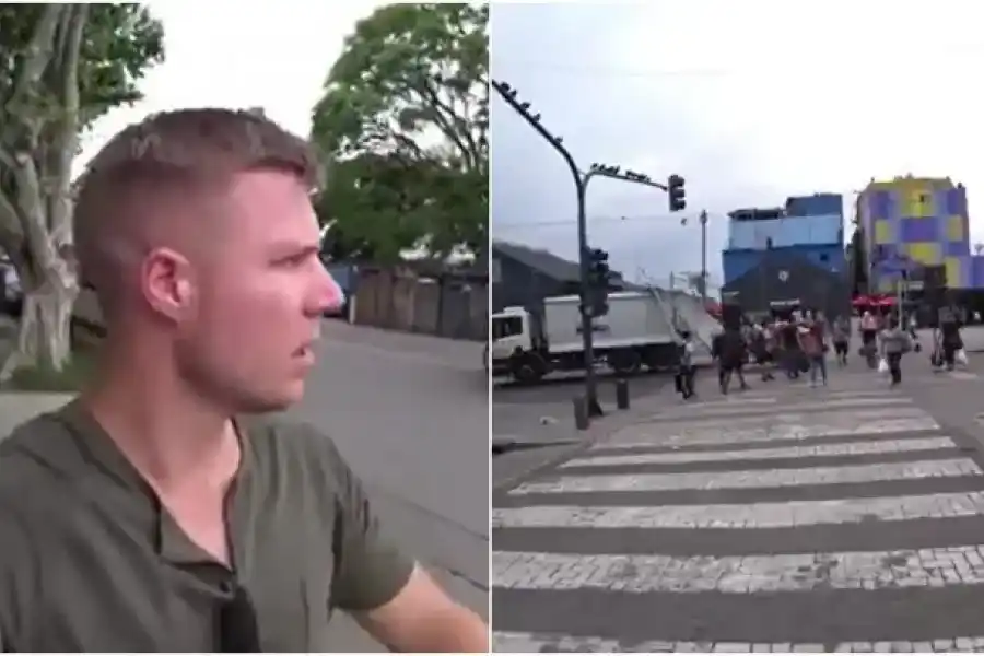 Youtuber sudafricano se hizo el "picante" entrando a la Villa 31 y mirá cómo salió