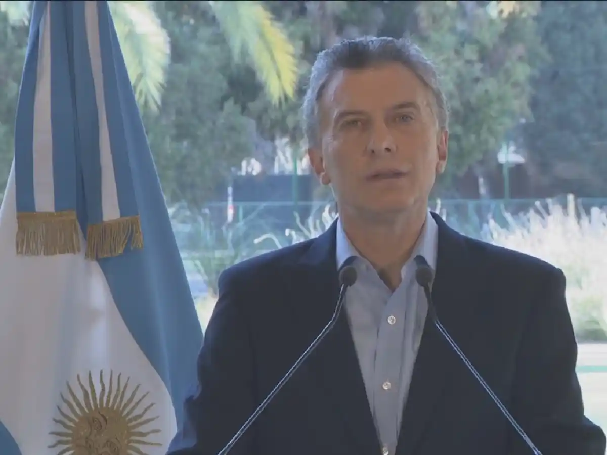 Mauricio Macri: "Acordamos con el FMI que adelante los fondos necesarios"