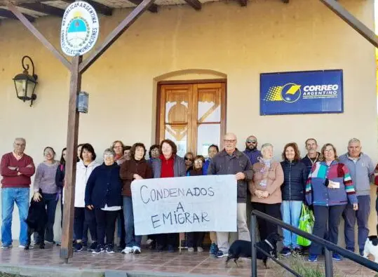 En Santa Regina. Solidaridad y preocupación por el cierre del Correo