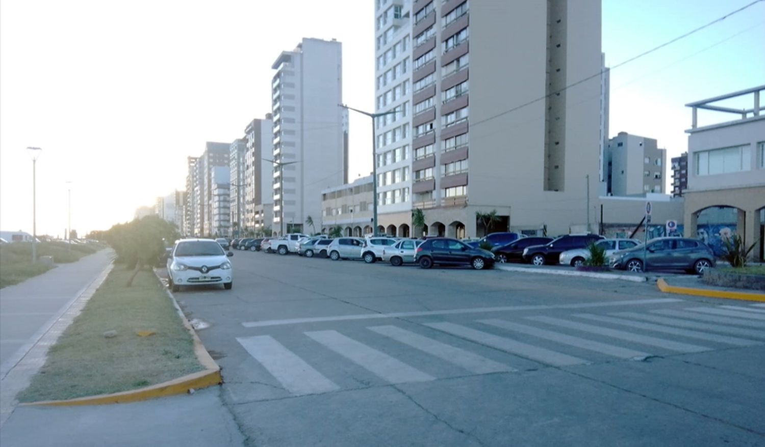 Sector. De avenidas 2 y 75, donde se produjo el robo a plena luz del día de ayer