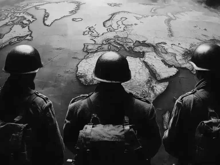 Dos guerras, un siglo: claves para entender la Primera y la Segunda Guerra Mundial. Foto: Midjourney/Juan Castroviejo