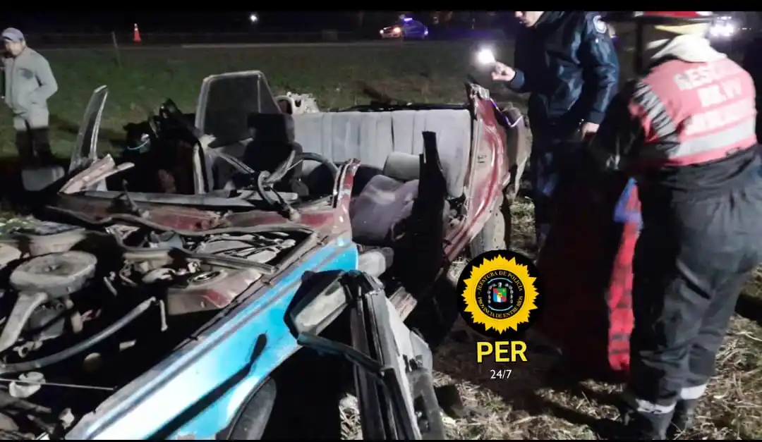 Accidente en Ruta 18: vehículo colisionó con un equino y su conductor sufrió lesiones leves