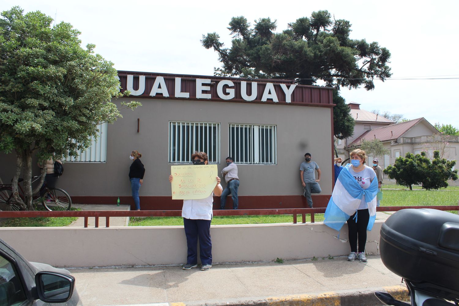 Enfermeros realizaron una nueva marcha