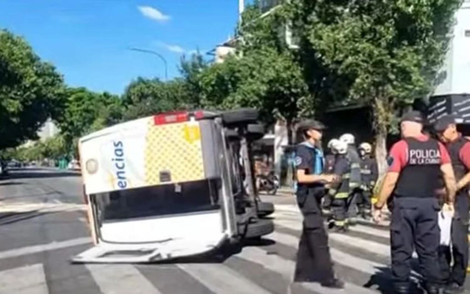 Fue en la intersección de las avenidas Ricardo Balbín y Congreso.