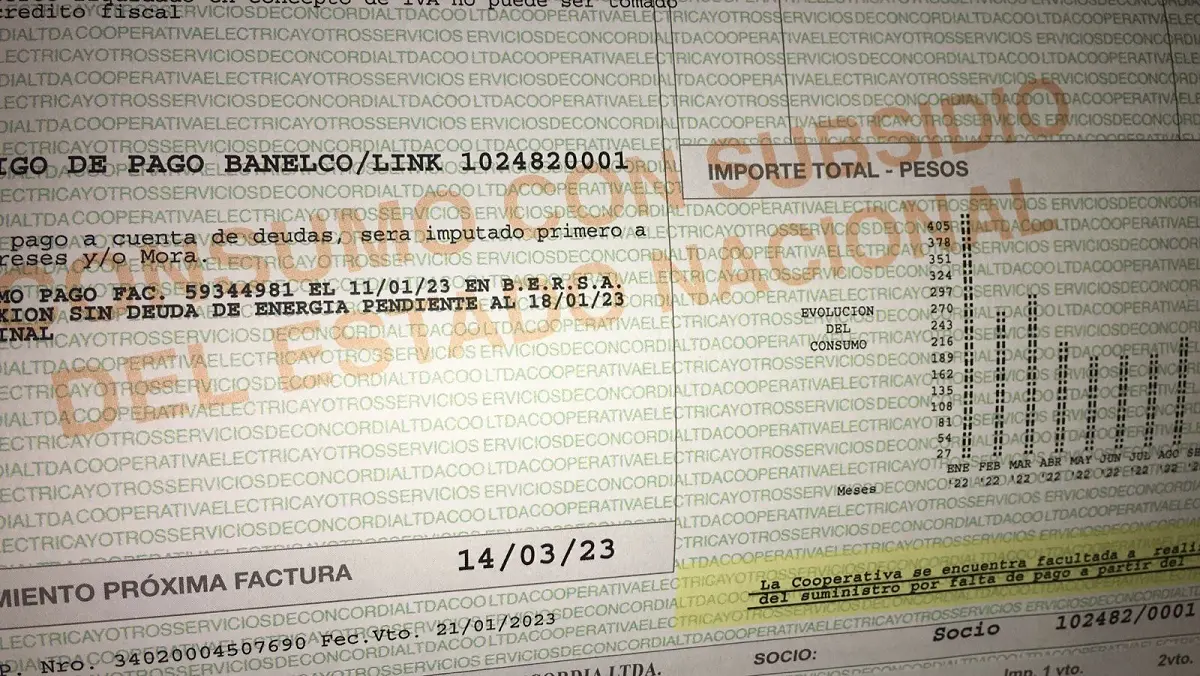 CEC: FACTURAS DE ENERGÍA EL�0CTRICA