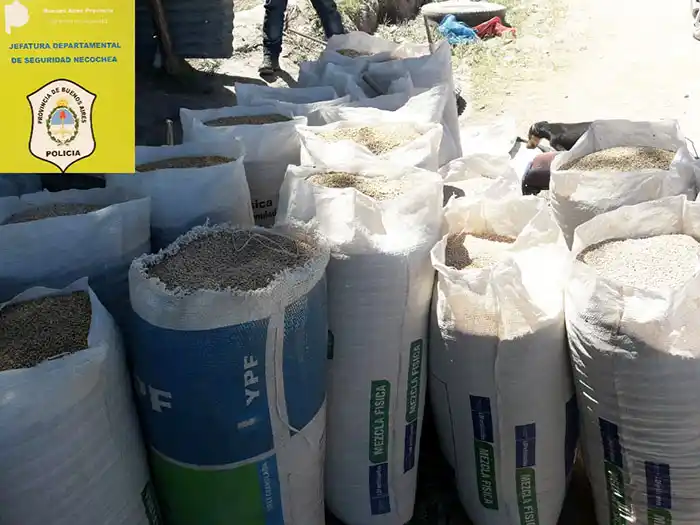Un transportista denunció la sustracción de cereal por parte de delincuentes