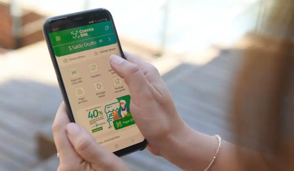 Se pueden hacer transacciones en dólares desde Cuenta DNI.