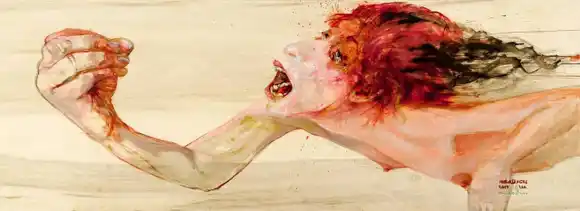 Se inaugura una muestra de Julio Lavallén:  �SMalasangre⬝, retratos de la época 