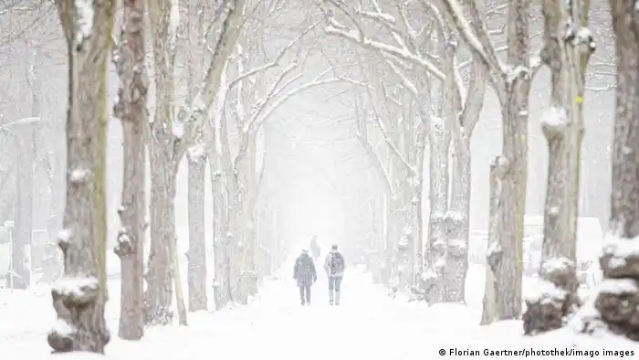 Alemania está paralizada por las fuertes nevadas