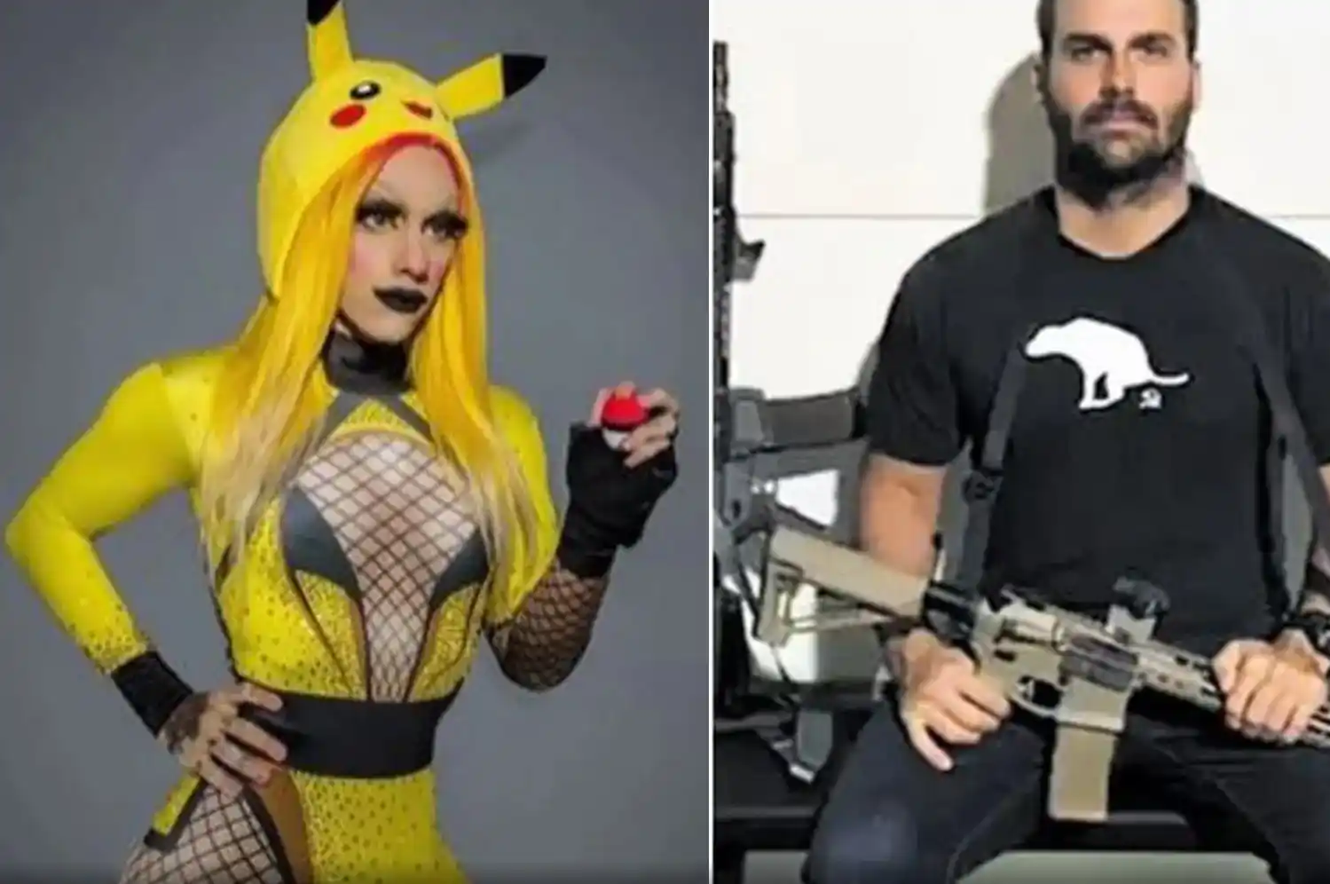 El hijo de Jair Bolsonaro apuntó contra Estanislao Fernández, el hijo de Alberto 