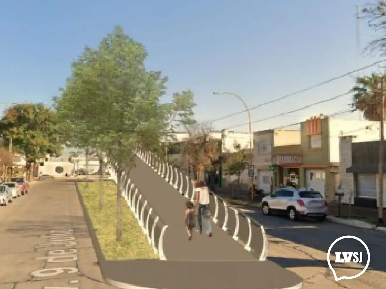 Así quedará 9 de Julio, entre Juan B. Justo y Caseros, tras su intervención.