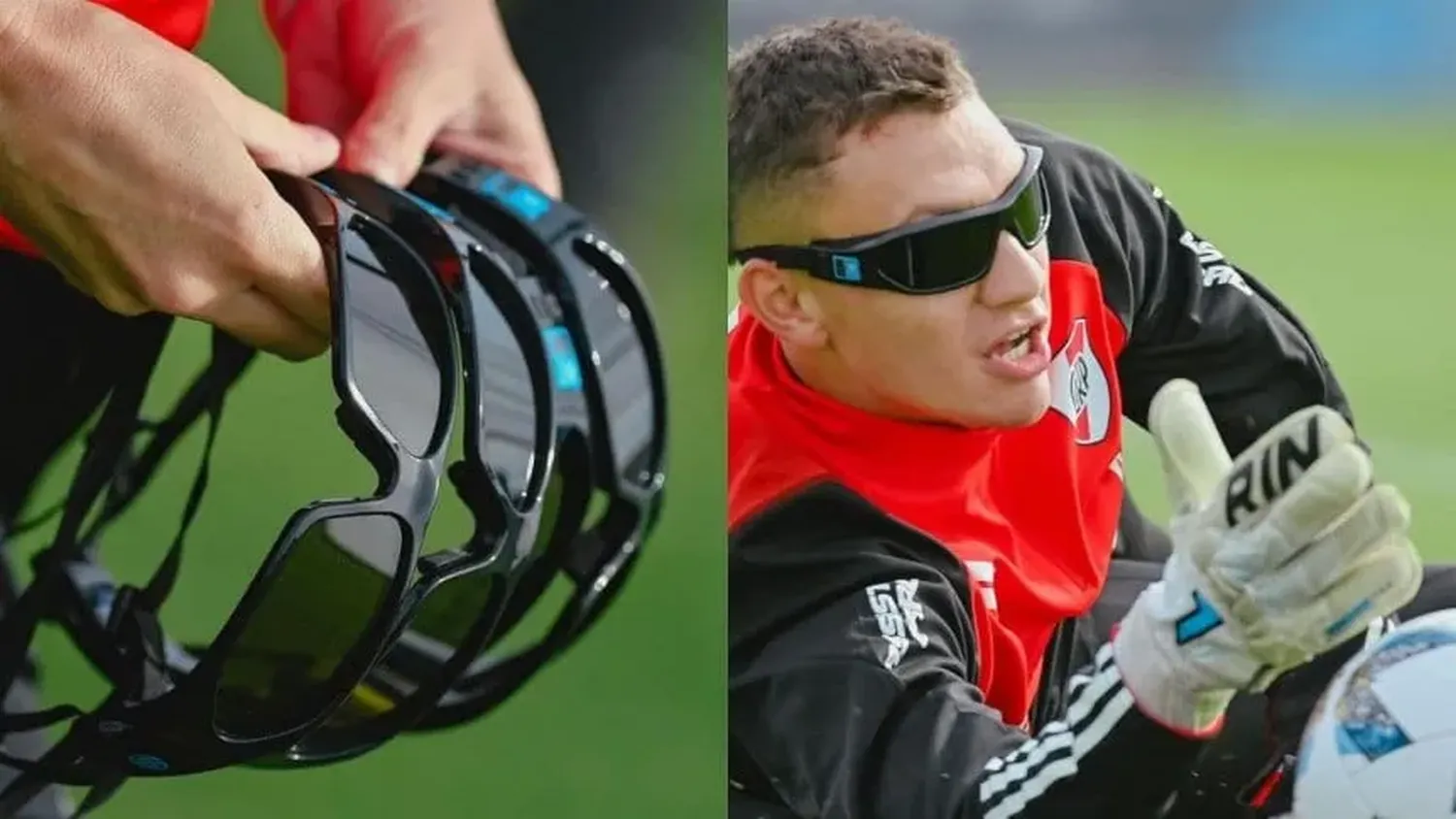 Los lentes estroboscópicos, la novedad de los arqueros de River en la pretemporada