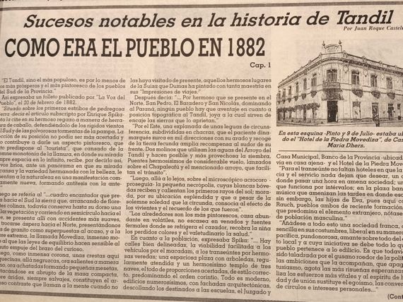 ¿Cómo era el pueblo en 1882? - Cap. 1