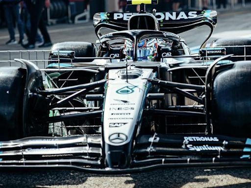 El Mercedes que hizo volar Antonelli en Lusail.