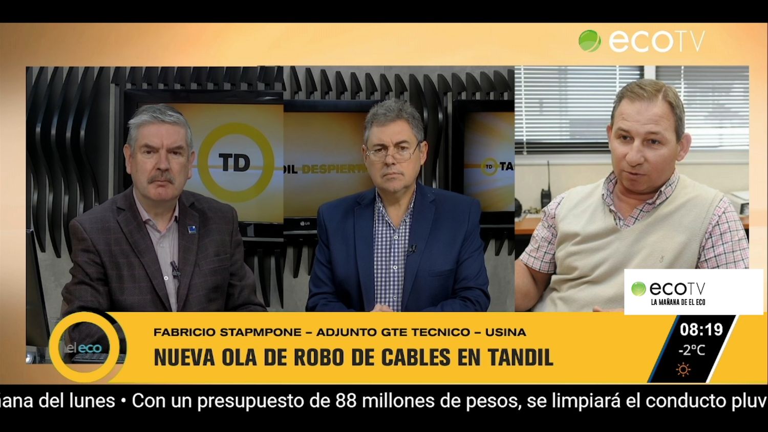 Nueva ola de robo de cables en Tandil
