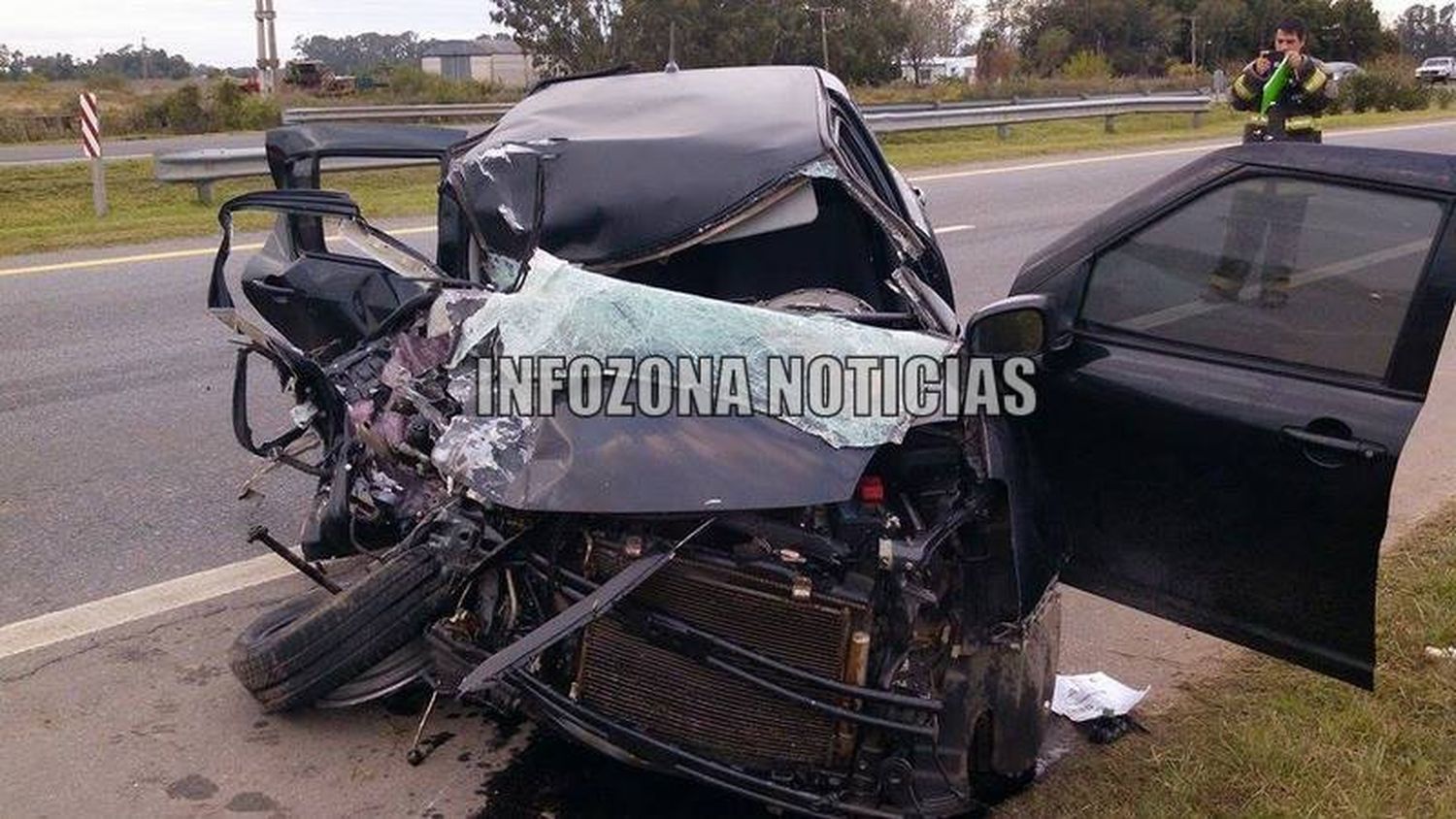 Accidente fatal en Ruta 2 a la altura de Castelli