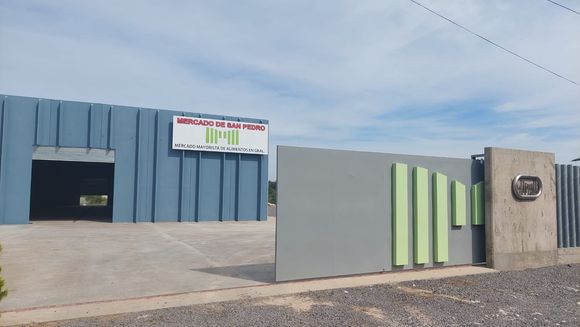 Inauguran el mercado concentrador de frutas, verduras y alimentos de San Pedro