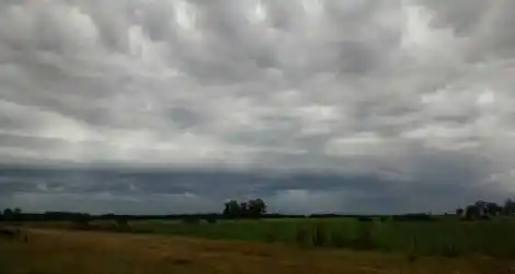 La tormenta en Santa Lucía
