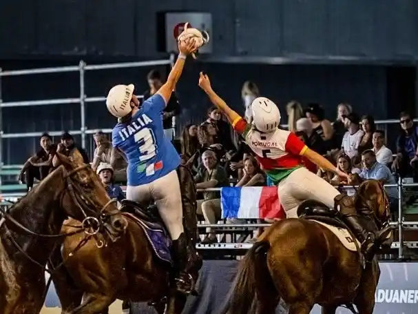 Horseball. Este año, la exposición será sede del Mundial de este deporte. Imagen: Nuestros Caballos.