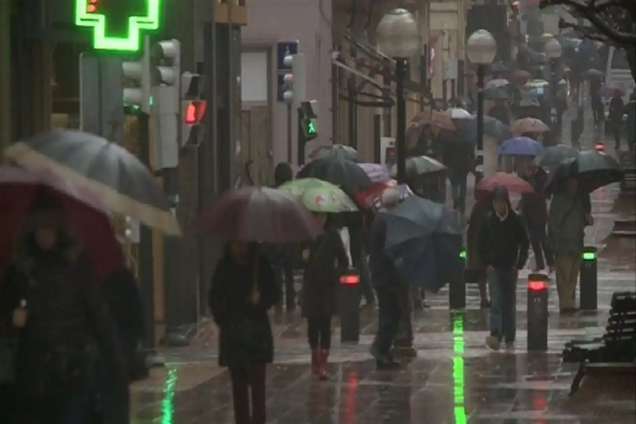 Alerta meteorológico por lluvias persistentes