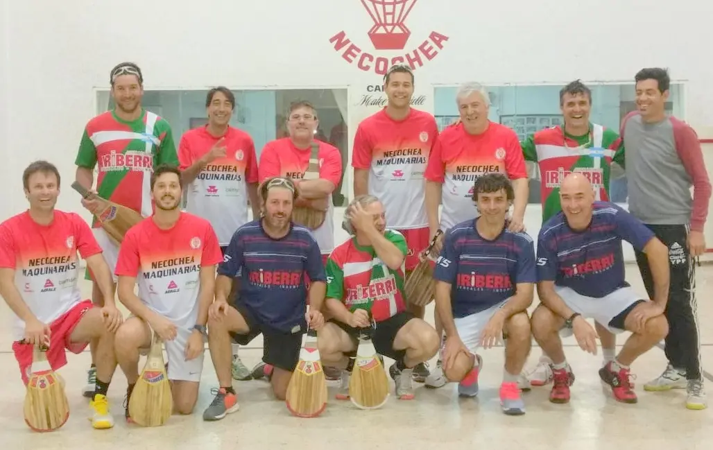 Centro Vasco, campeón en el interclubes local de pelota