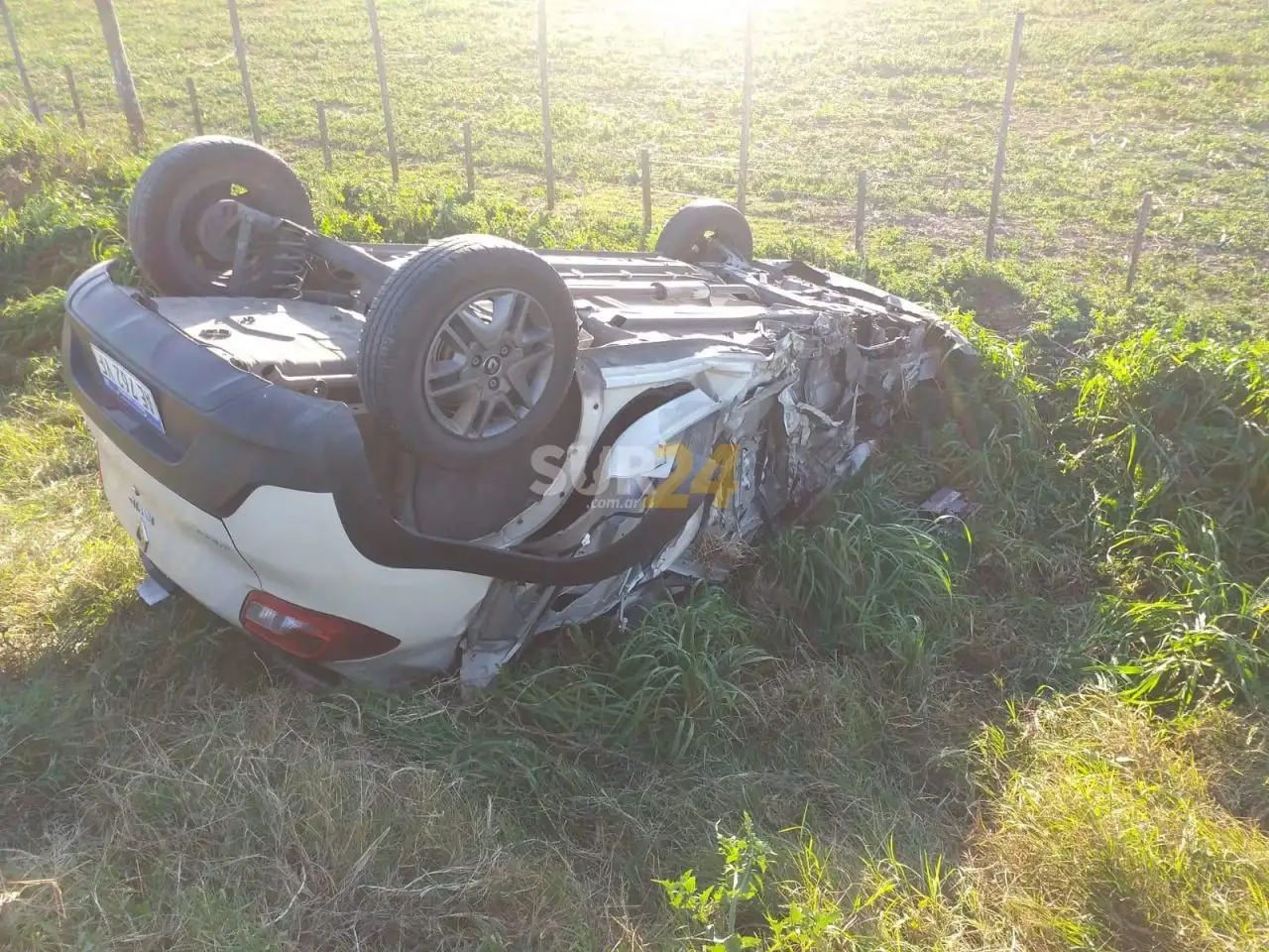 Otro grave accidente en la ruta 33: dos vehículos terminaron volcados