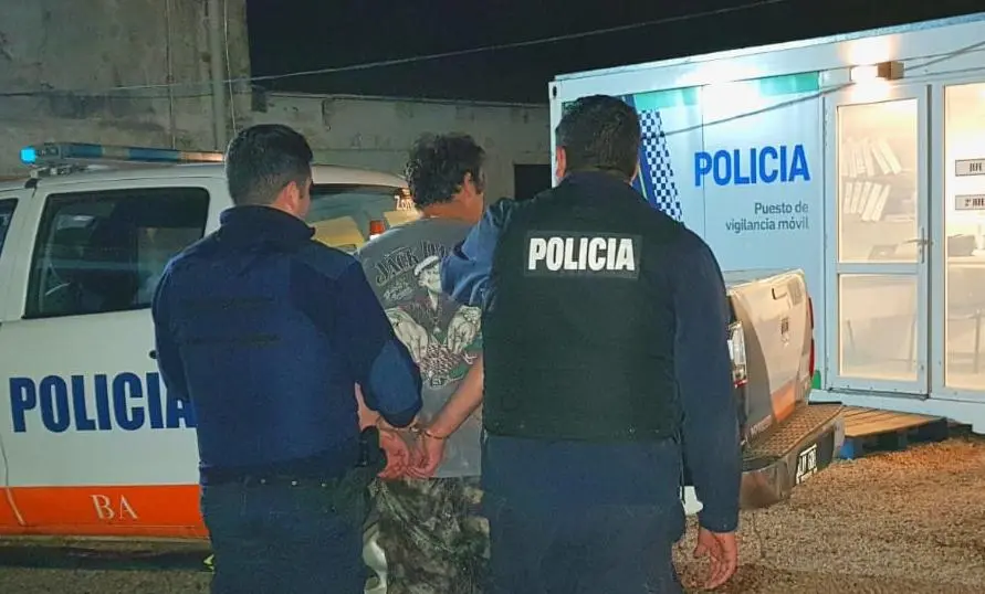 Quedó detenido hombre que quiso prender fuego a su mujer