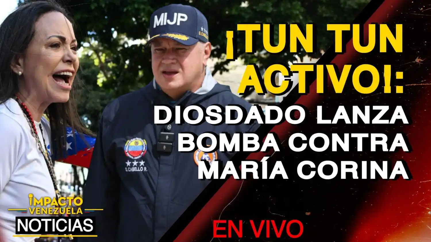 ¡TUN TUN ACTIVO!  Diosdado lanza bomba contra María Corina – VIDEO
