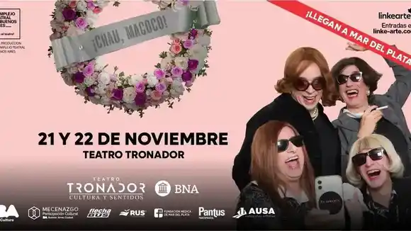 Los Macocos celebran 40 años y llegan al Teatro Tronador con “¡Chau, Macoco!”, nominado a los Premios ACE 2025