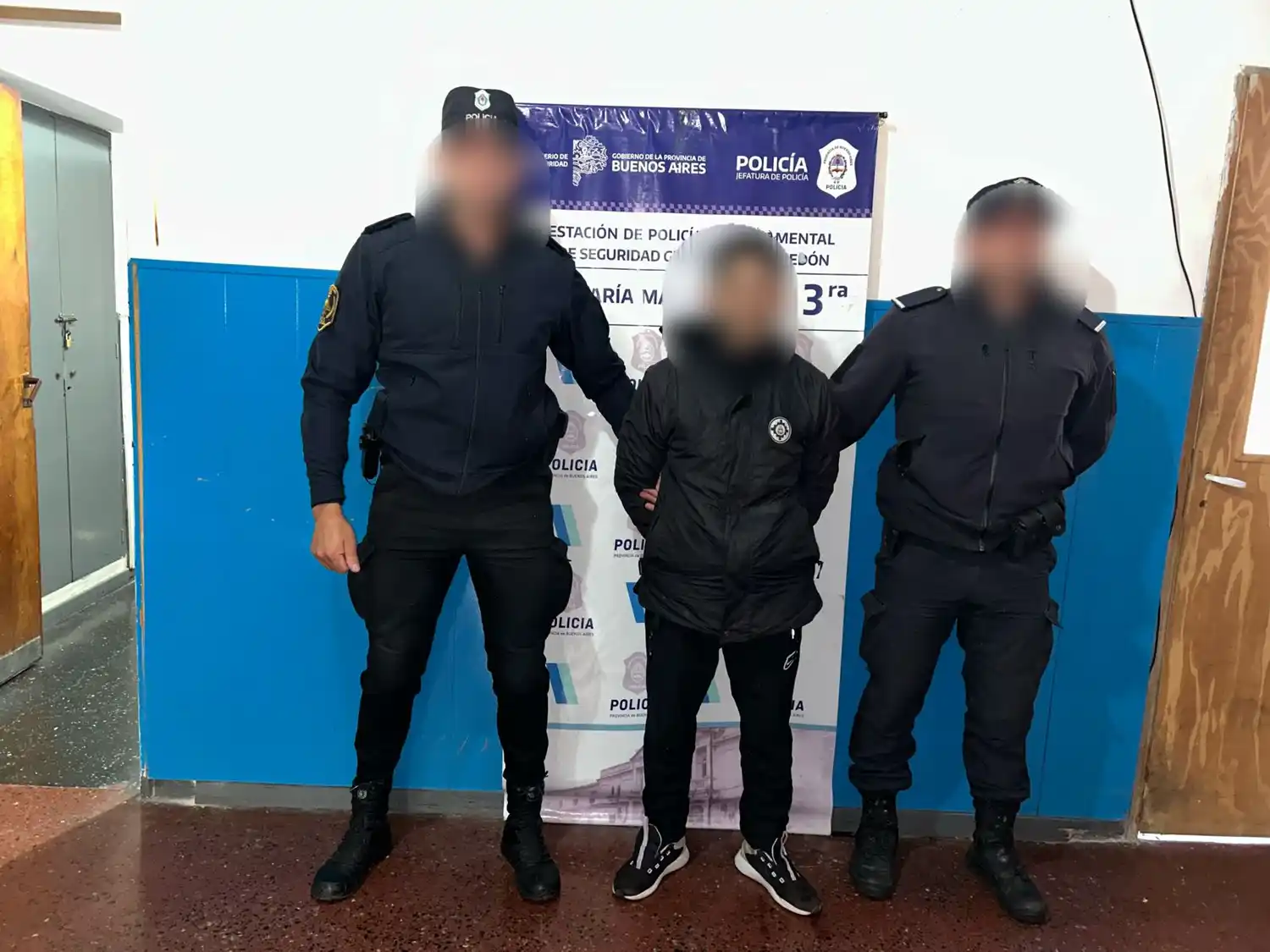 El malviviente fue capturado a cuadras del lugar del ilícito.