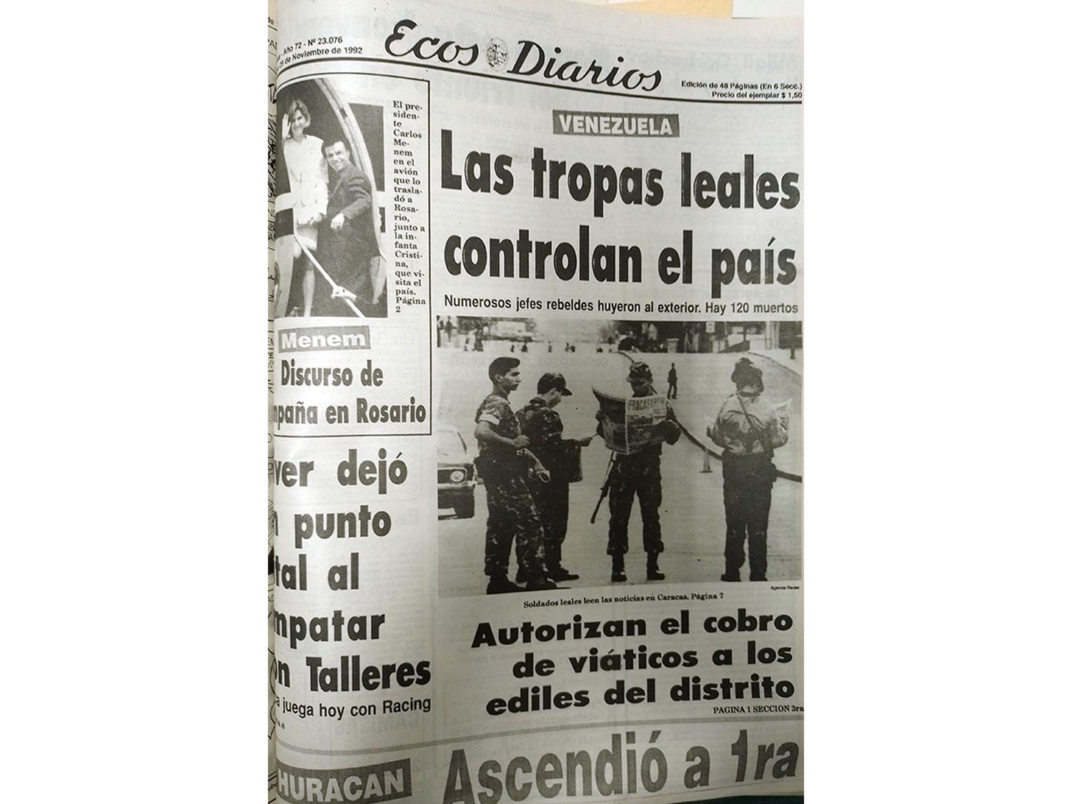Domingo  29 de noviembre de 1992