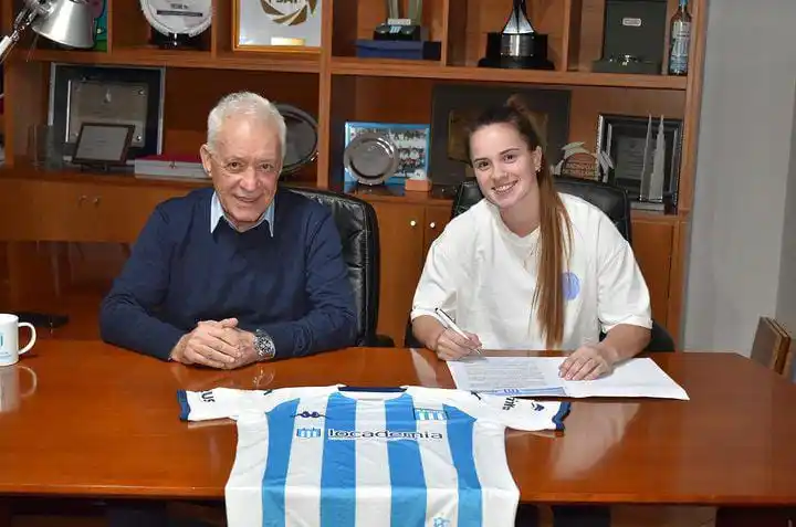 Racing incorporó a Agostina Holzheier como refuerzo para la Copa de la Liga