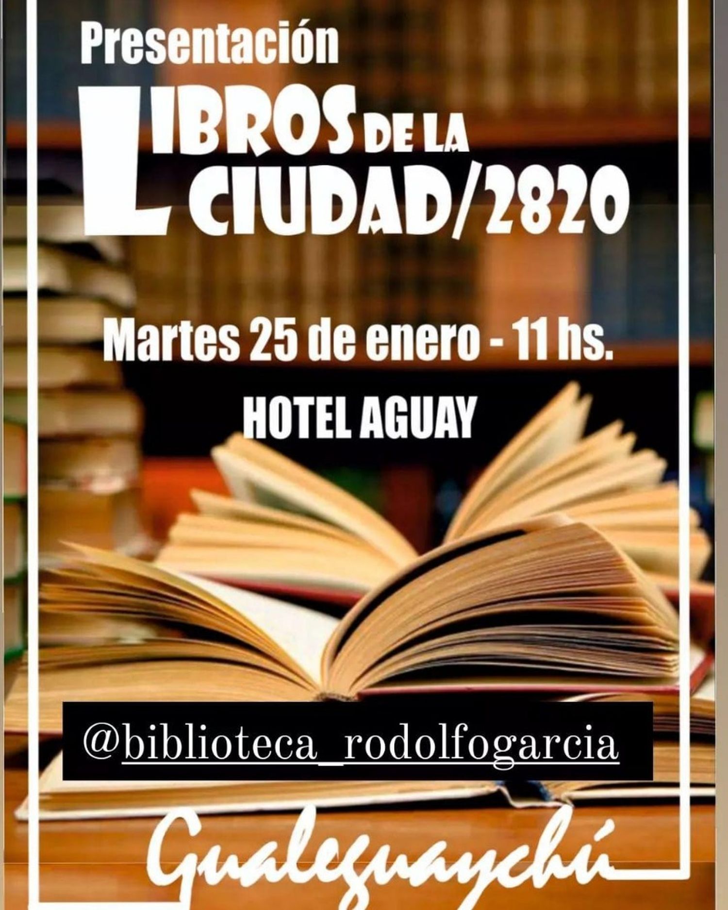 Hoy se lanza “Libros de la Ciudad / 2820”