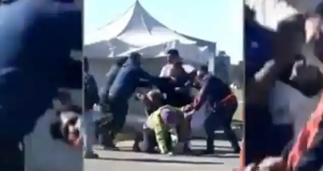 Video: Quiso ingresar a Baradero sin permiso, le dio paliza a inspector y lo detuvieron